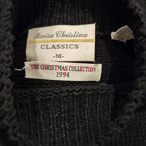 Vintage Santa Sweater with Jingle Bells - Picture 7 of 9